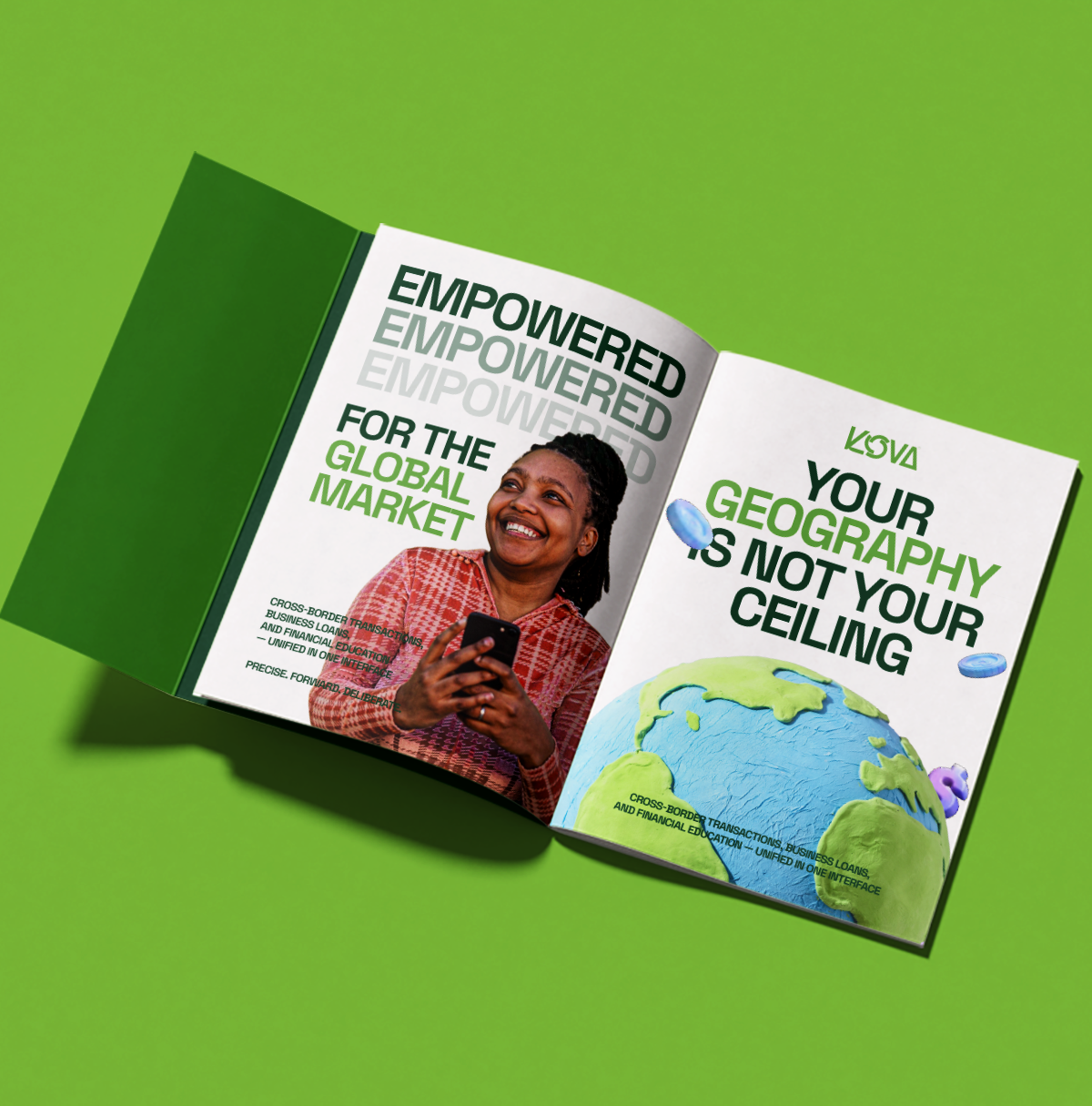 KOVA KOVA A5 print collateral design